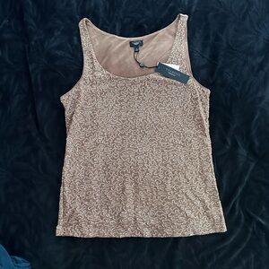 Talbots Muted Gold Tank Top